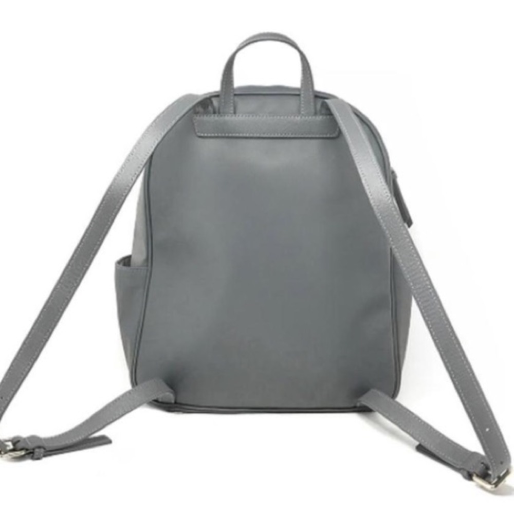 ➕ KATE SPADE LARGE BRADLEY WILSON BACKPACK GREY - Picture 3 of 5